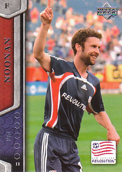 Pat Noonan New England Revolution UD MLS 2007 #76